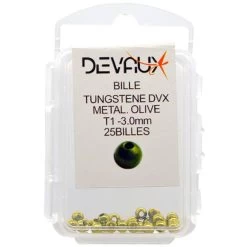 BILLE TUNGSTENE DEVAUX SLOT DVX - METAL OLIVE