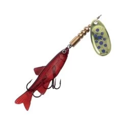 CUILLER TOURNANTE EVIA MINNOW MOD 11BIS - OR POINTS BLEUS