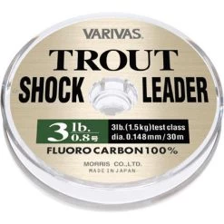 FLUOROCARBONE VARIVAS TROUT SHOCK LEADER - 30M