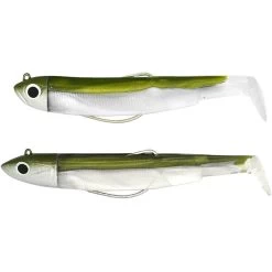 KIT LEURRE SOUPLE ARME FIIISH DOUBLE COMBO BLACK MINNOW 70 + TETE PLOMBEE SHORE/OFF SHORE