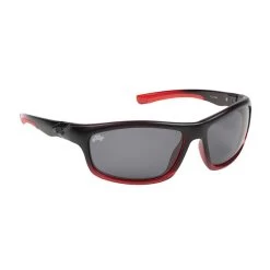 LUNETTES POLARISANTES FOX RAGE BLACK AND RED WRAP SUNGLASSES