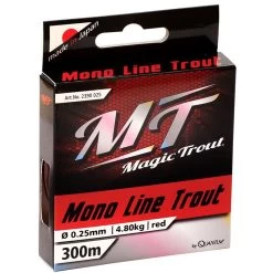 NYLON MAGIC TROUT MONO LINE TROUT ROUGE - 300M