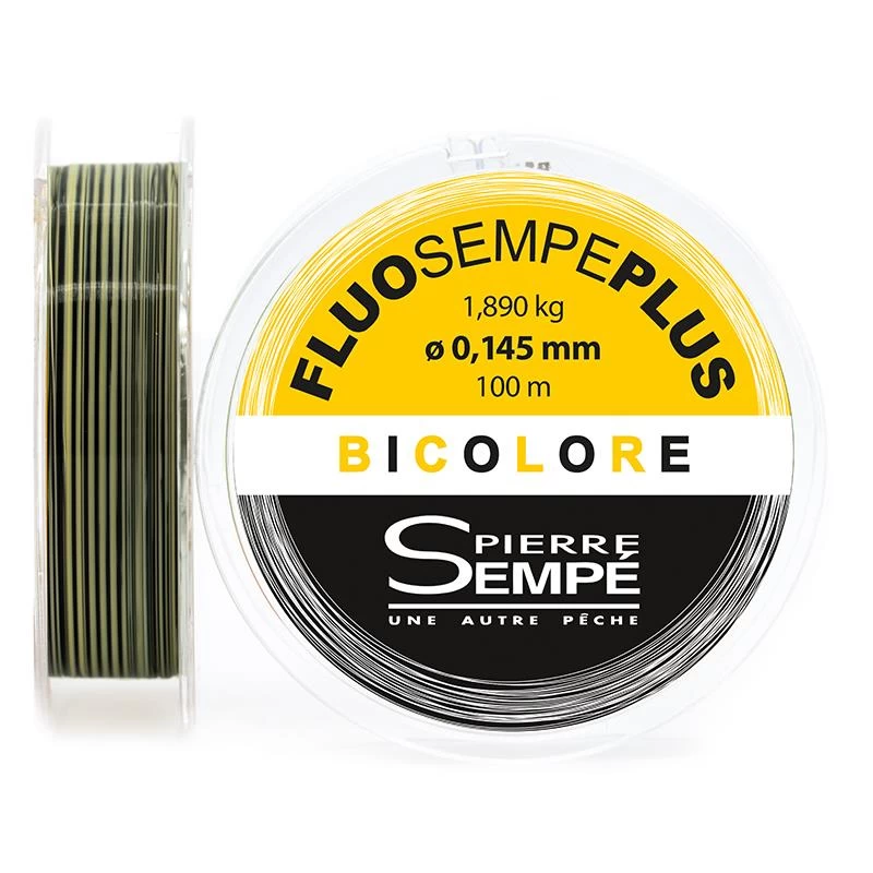 NYLON SEMPE FLUO BICOLORE NOIR/JAUNE 3 NYLON SEMPE FLUO BICOLORE NOIR/JAUNE